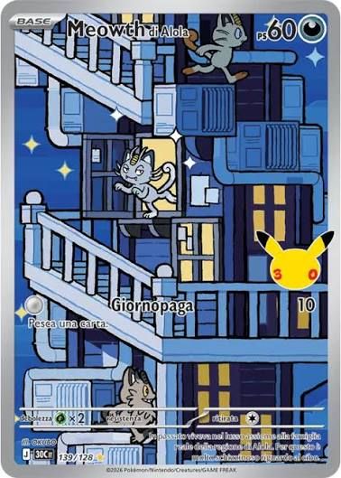 Meowth di Alola 30c 139 Italiano image 1